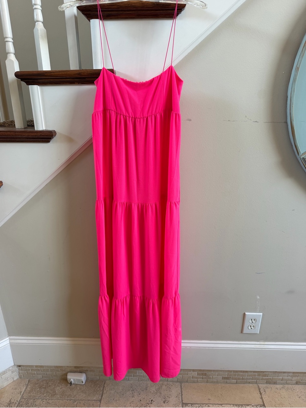 NWT Show me your Mumu Long Weekend Maxi Dress pink pebble Small
